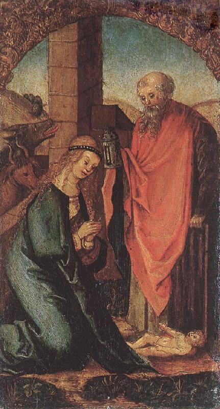 SCHAUFELEIN, Hans Leonhard The Birth of Christ  sft Norge oil painting art